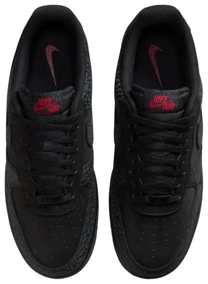 Nike Air Force 1 Low LE - Black/Tough Red/Dark Smoke Grey - Image 4