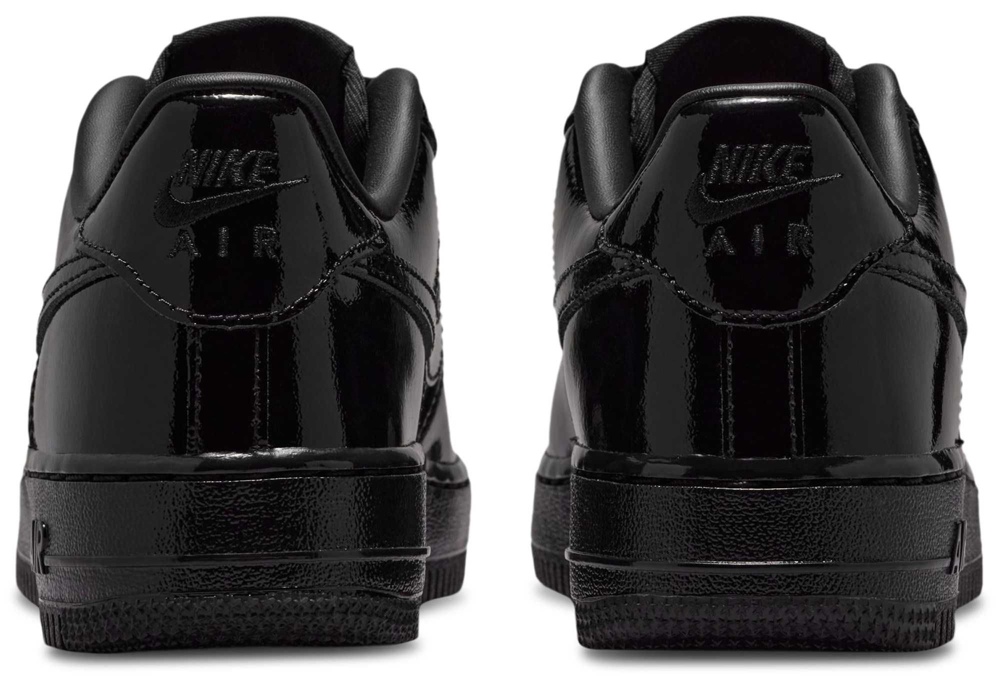 Nike Air Force 1 童款 - Black/Black - Image 3
