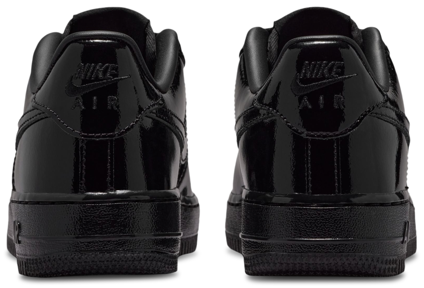 Nike Air Force 1 童款 - Black/Black - Image 3