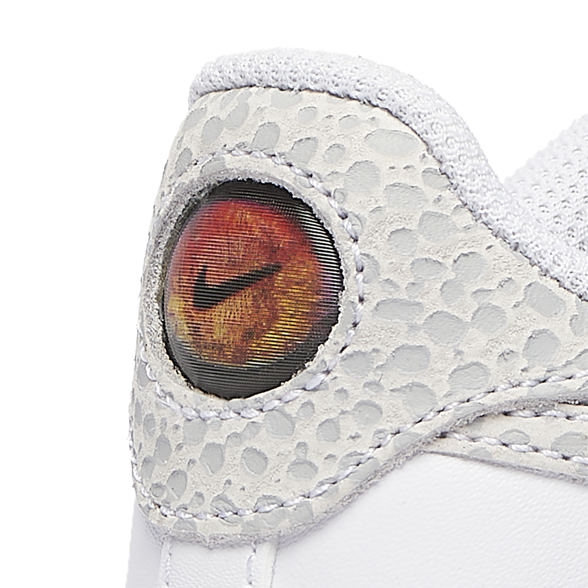 Nike Air Force 1 Low 童款 - White/Orange/Grey - Image 6