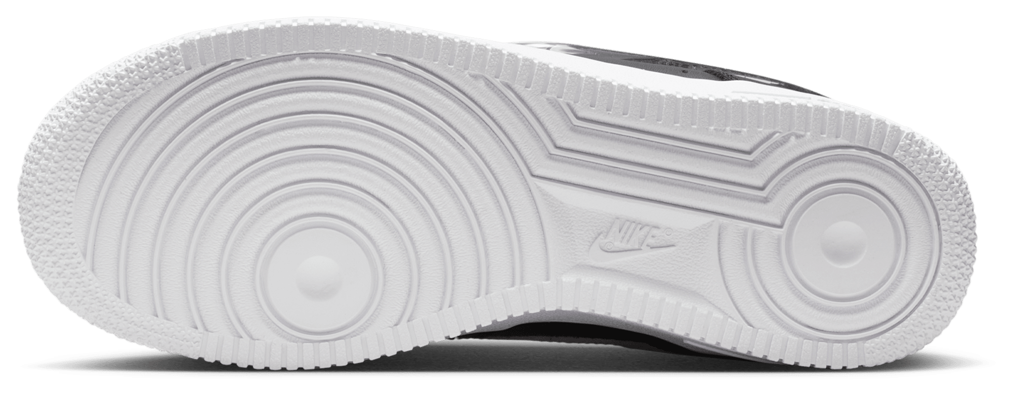 Nike Air Force 1 童款 - Vast Grey/Dark Smoke Grey/Black - Image 5