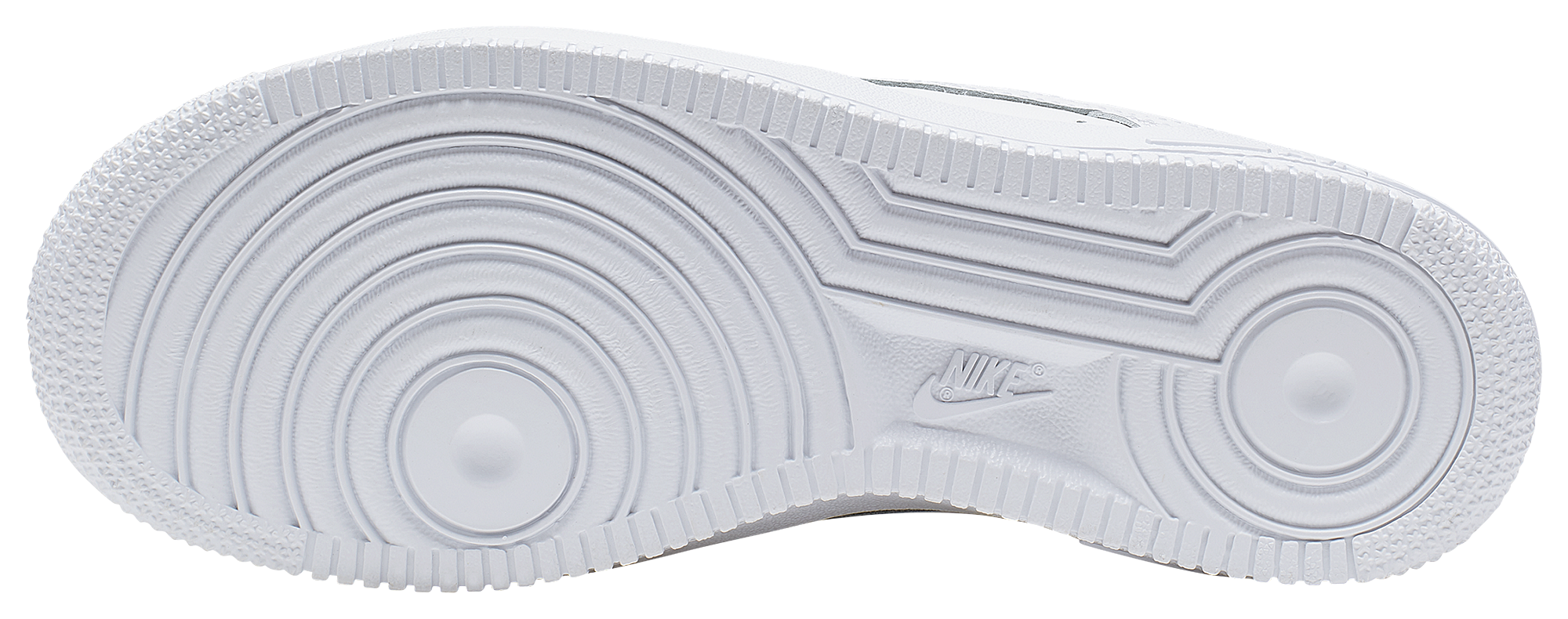 Nike Air Force 1 Low 童款 - White/White - Image 6