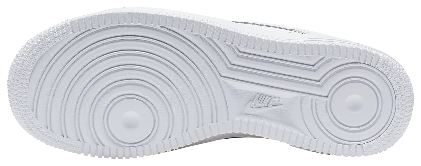 Nike Air Force 1 Low 童款 - White/White - Image 6