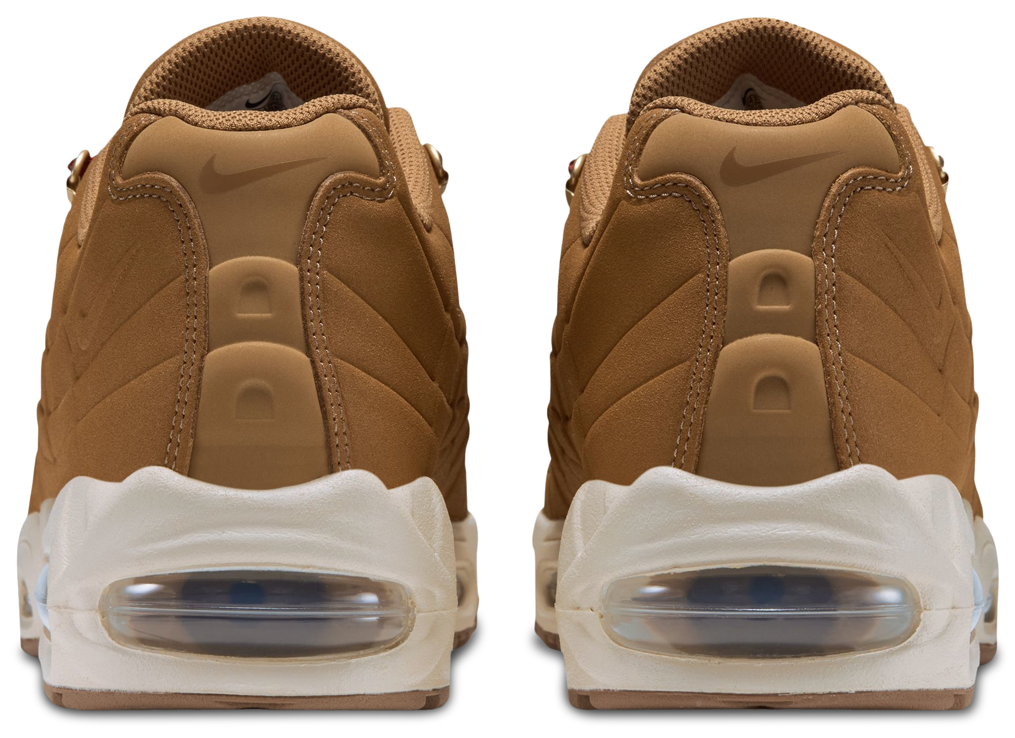 Nike Air Max 95 OG Big Bubble NA20 - Wheat/Red/Brown - Image 3