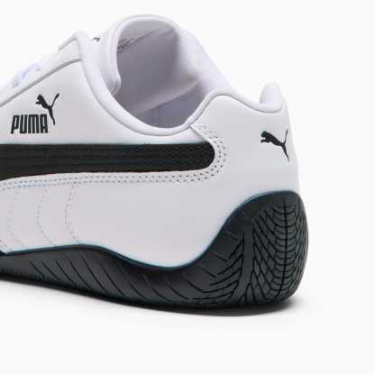 Speedcat Full Leather Men's Sneakers - PUMA White-PUMA Black - 5