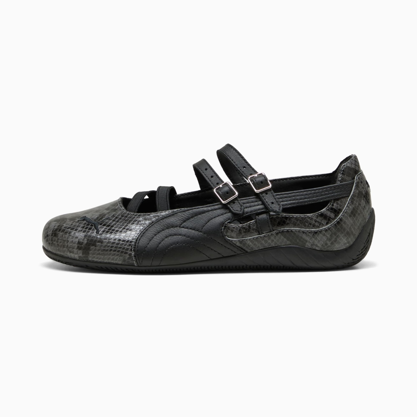 Speedcat Ballet Snake Print Women's Sneakers - Cool Dark Gray-PUMA Black - 1