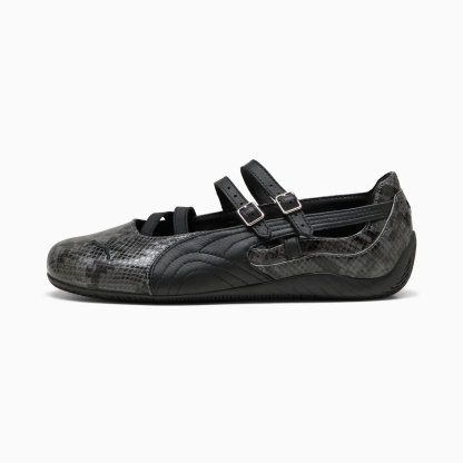 Speedcat Ballet Snake Print Women's Sneakers - Cool Dark Gray-PUMA Black - 1