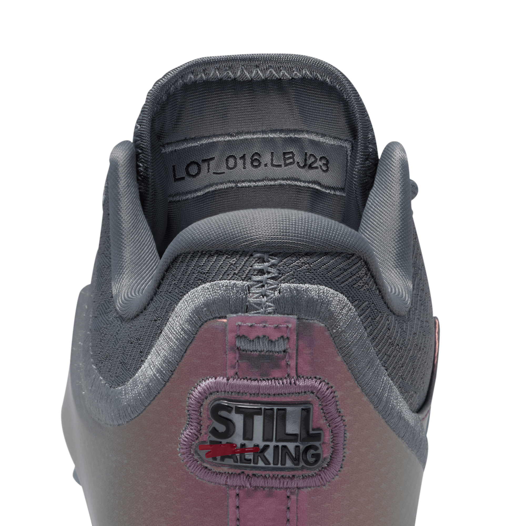 Nike LeBron XXIII 童款 - Cool Grey/Black/Cool Grey - Image 9