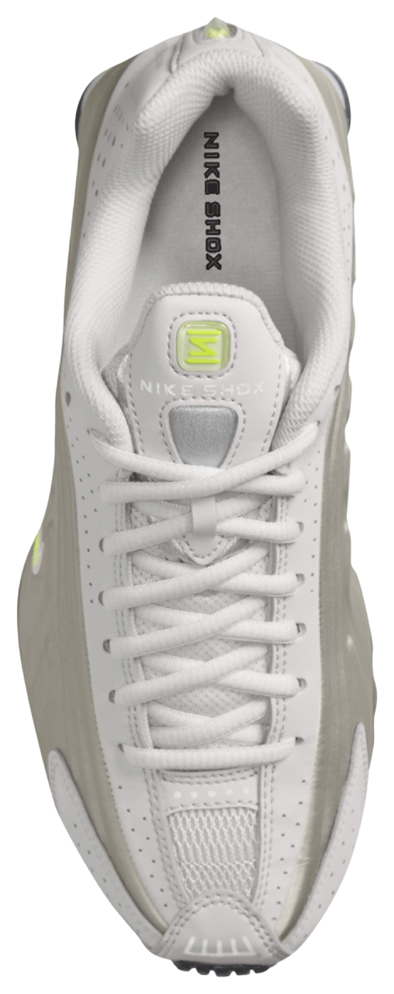 Nike Shox R4 童款 - College Grey/Volt - Image 3