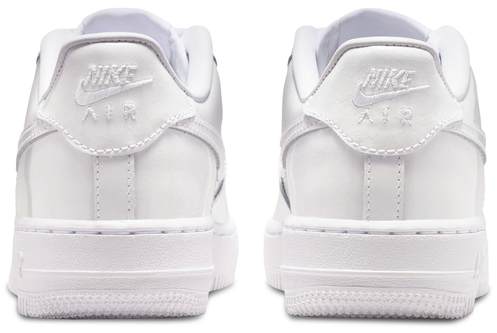 Nike Air Force 1 Low 童款 - White/White - Image 3