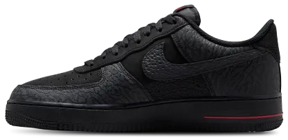 Nike Air Force 1 Low LE - Black/Tough Red/Dark Smoke Grey - Image 2