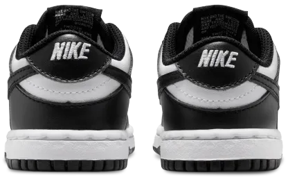 Nike Dunk Low 童款 - White/Black/White - Image 3