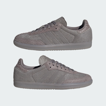 adidas SAMBA OG SHOES - Taupe Oxide / Taupe Oxide / Gold Metallic - View 8