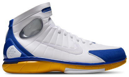 Nike Air Zoom Huarache 2K4 - White/Hyper Cobalt/Varsity Maize - Image 1