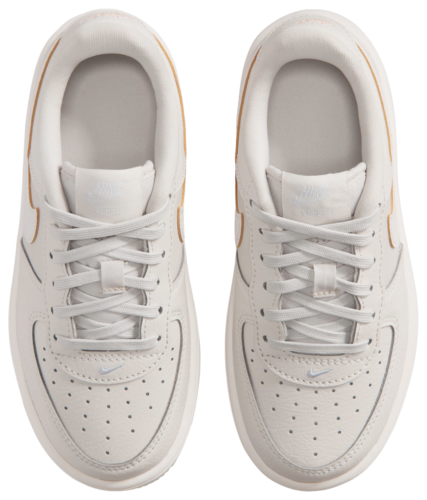 Nike Force 1 Low Lace SE 童款 - Orewood Brown/Orange Pulse - Image 4