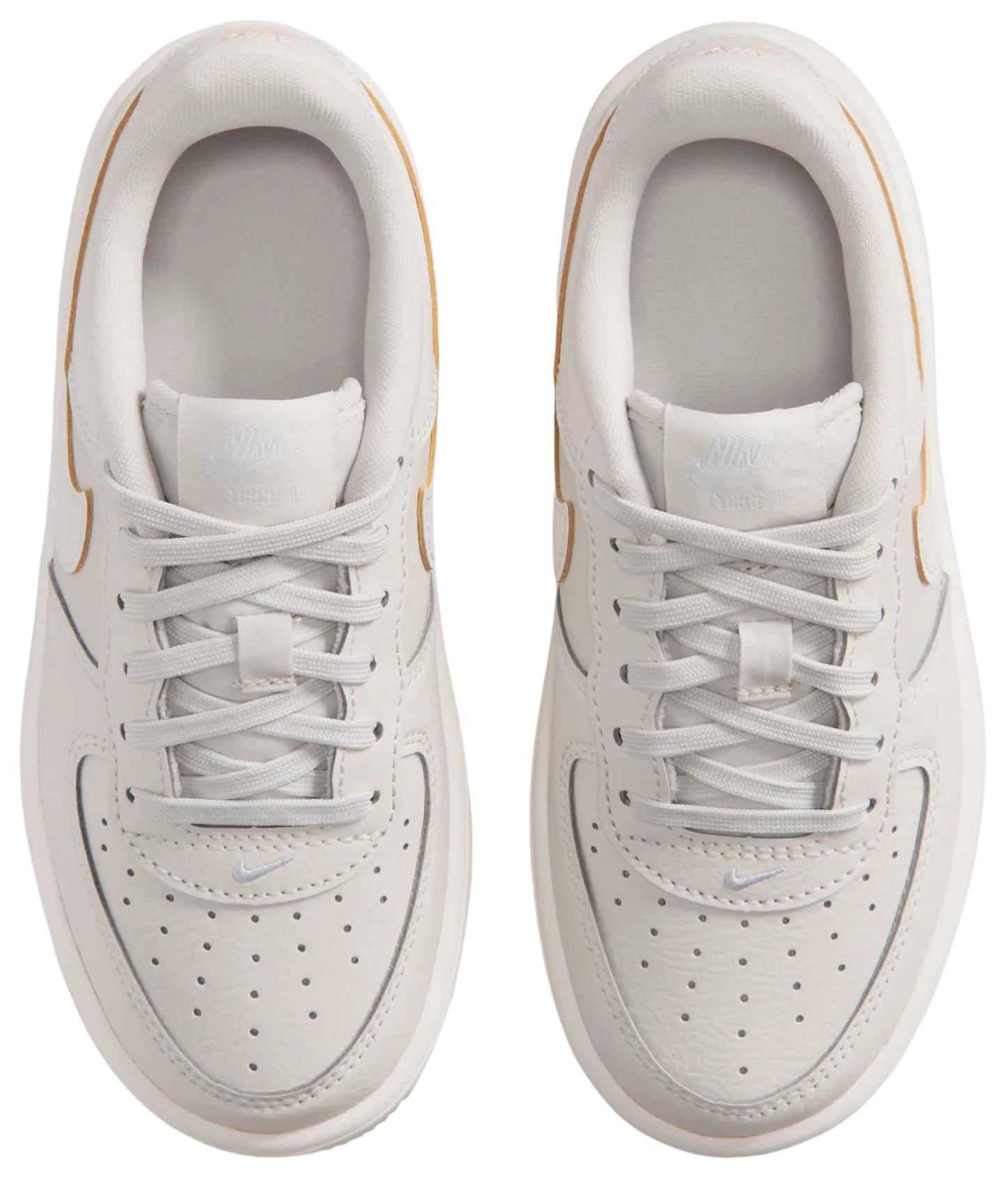 Nike Force 1 Low Lace SE 童款 - Orewood Brown/Orange Pulse - Image 4