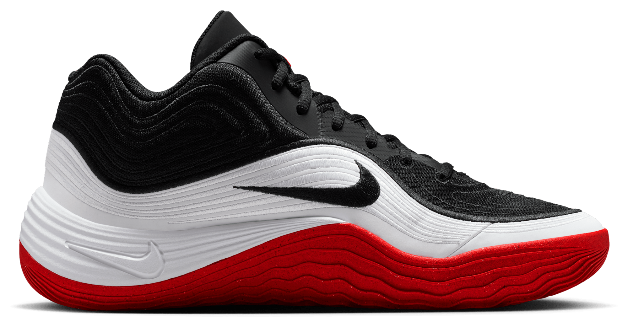 Nike Precision 8 Mid - Black/University Red/White - Image 1