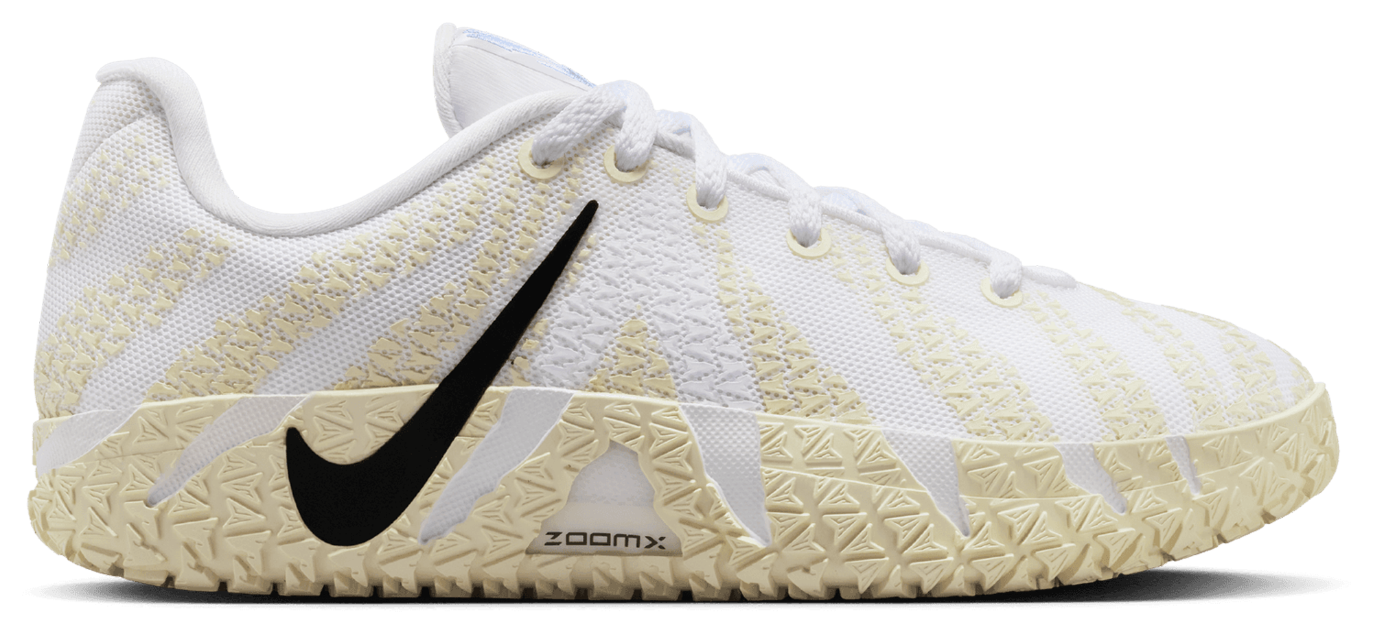 Nike Ja 3 童款 - Coconut Milk/White/Black - Image 1
