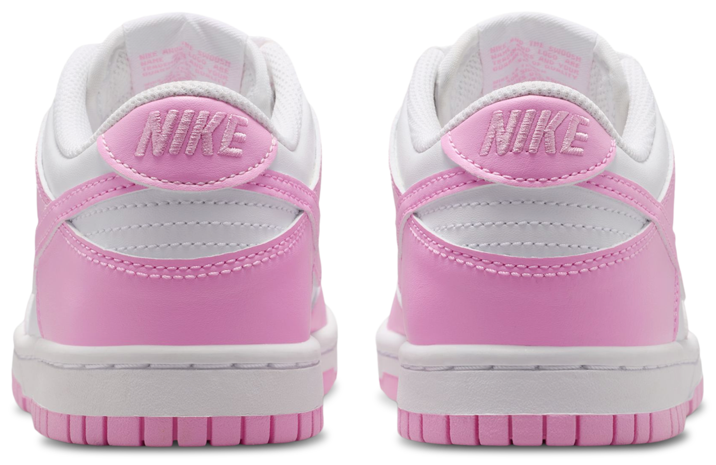 Nike Dunk Low N 童款 - Pink Rise/White - Image 3