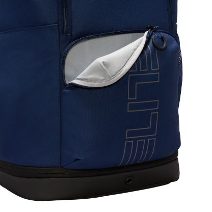Nike Varsity Elite Backpack - Midnight Navy/Iron Grey/Black - Image 6