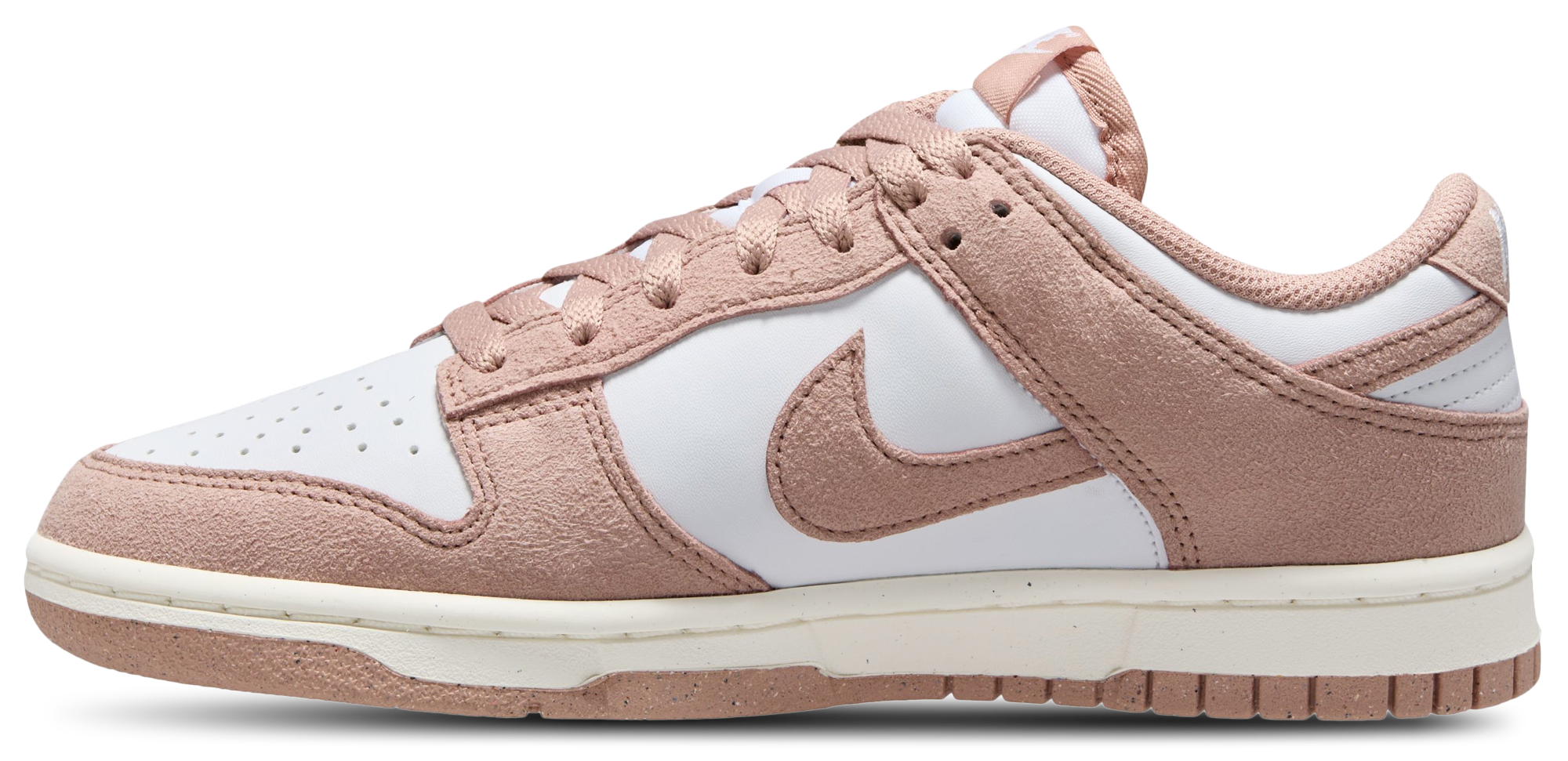 Nike Dunk Low - Particle Pink/White/Metallic Silver - Image 2