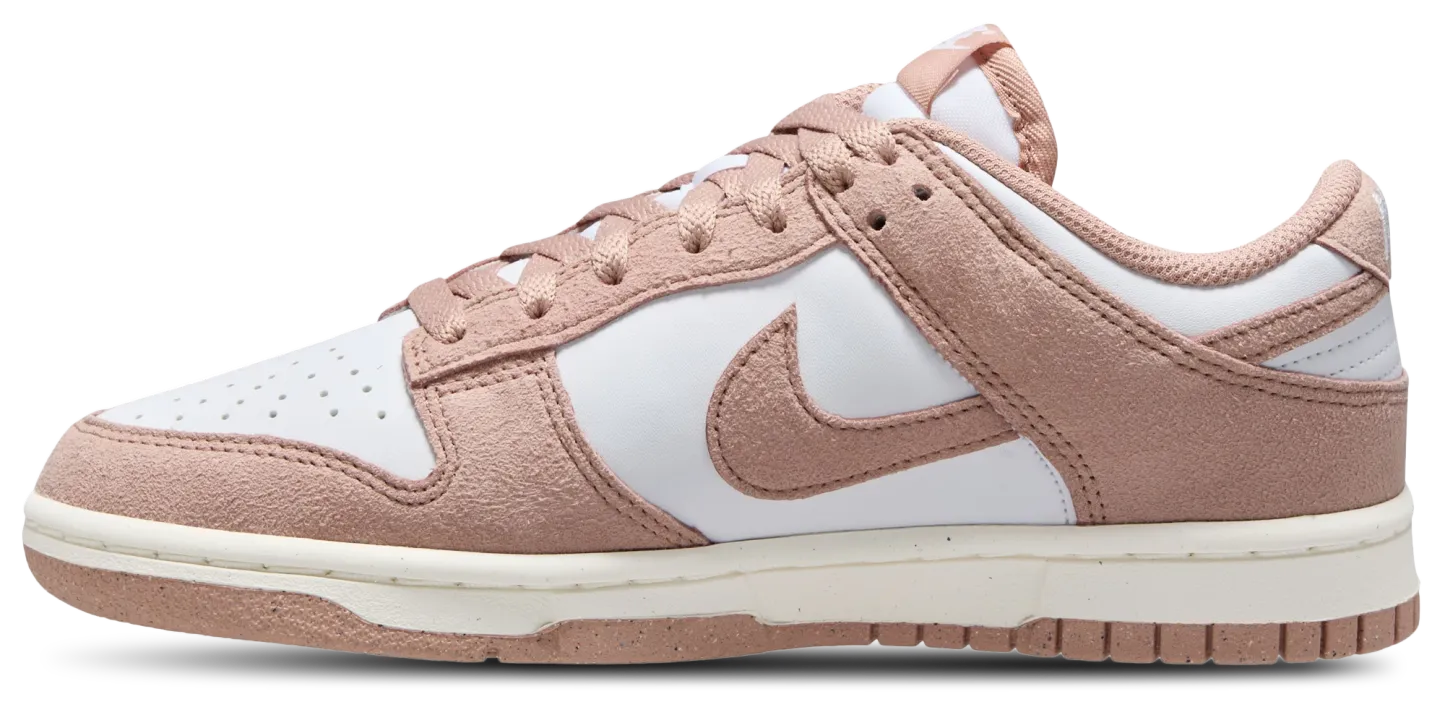 Nike Dunk Low - Particle Pink/White/Metallic Silver - Image 2