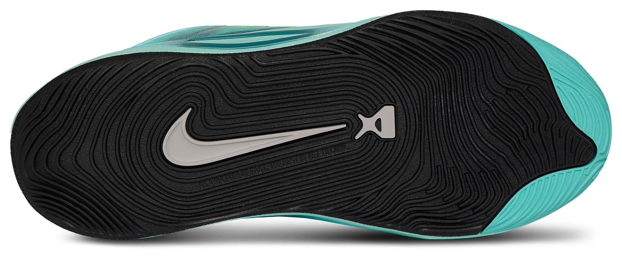 Nike A'One KC 童款 - Metallic Silver/Washed Teal/Bleached Turquoise - Image 5