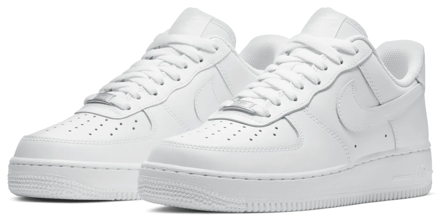Nike Air Force 1 '07 LE Low - White/White - Image 6