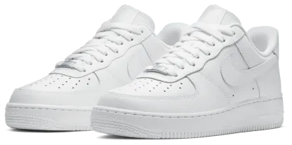 Nike Air Force 1 '07 LE Low - White/White - Image 6