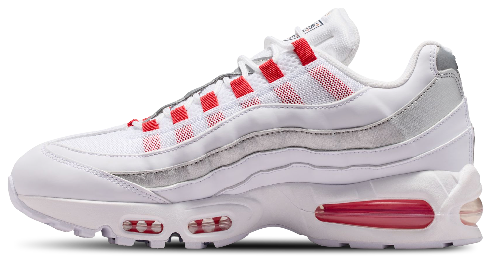 Nike Air Max 95 - Speed Red/White/Mtlc Silver - Image 2