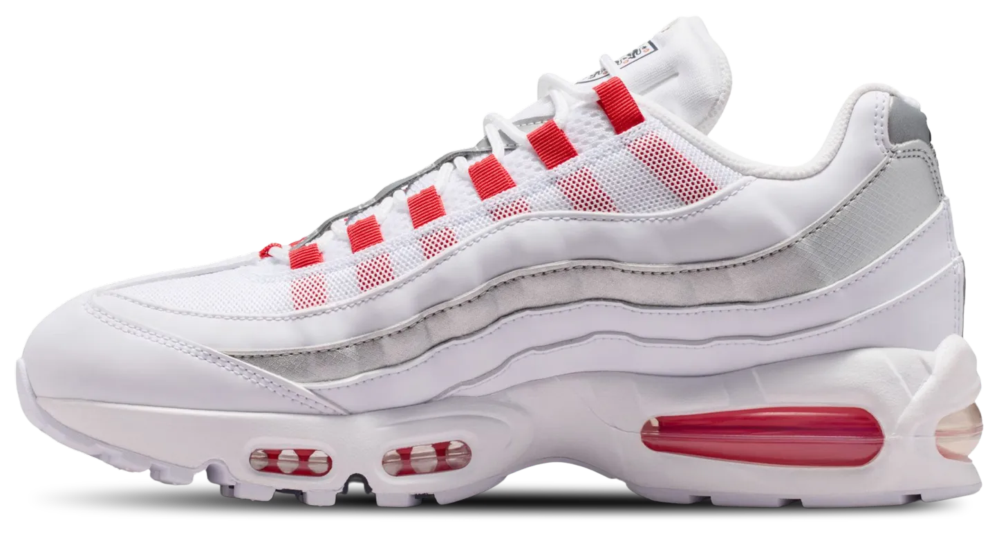Nike Air Max 95 - Speed Red/White/Mtlc Silver - Image 2