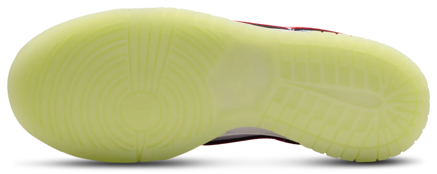 Nike Dunk Low 童款 - White/Hydrogen Blue/Flash Crimson - Image 5