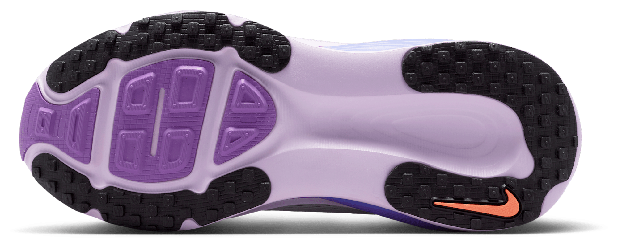 Nike Vomero 18 童款 - White/Hot Lava/Violet Mist - Image 5