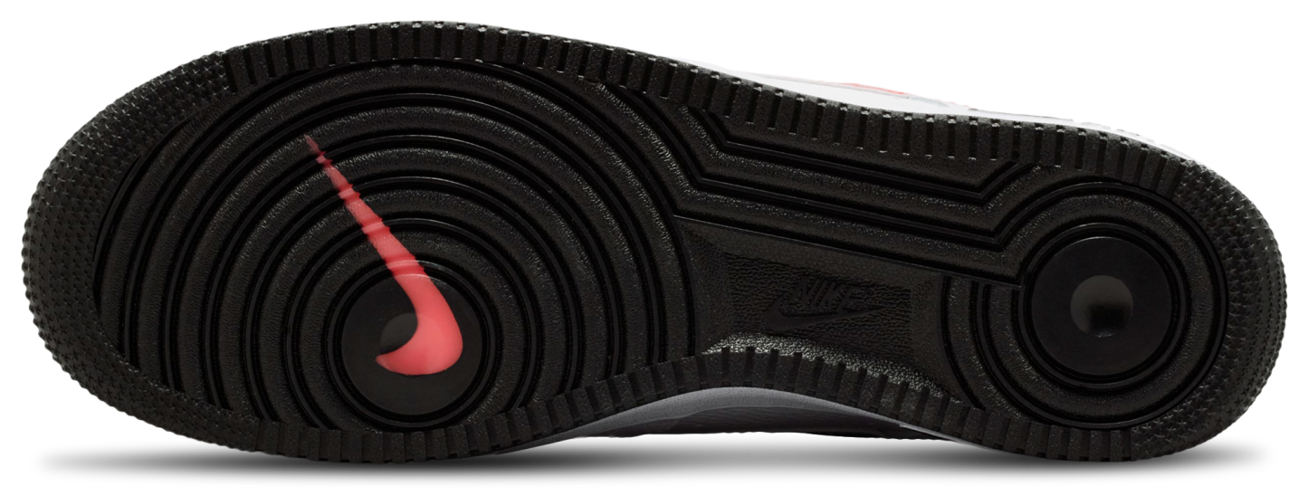 Nike Air Force 1 '07 - White/Black/Flash Crimson - Image 5