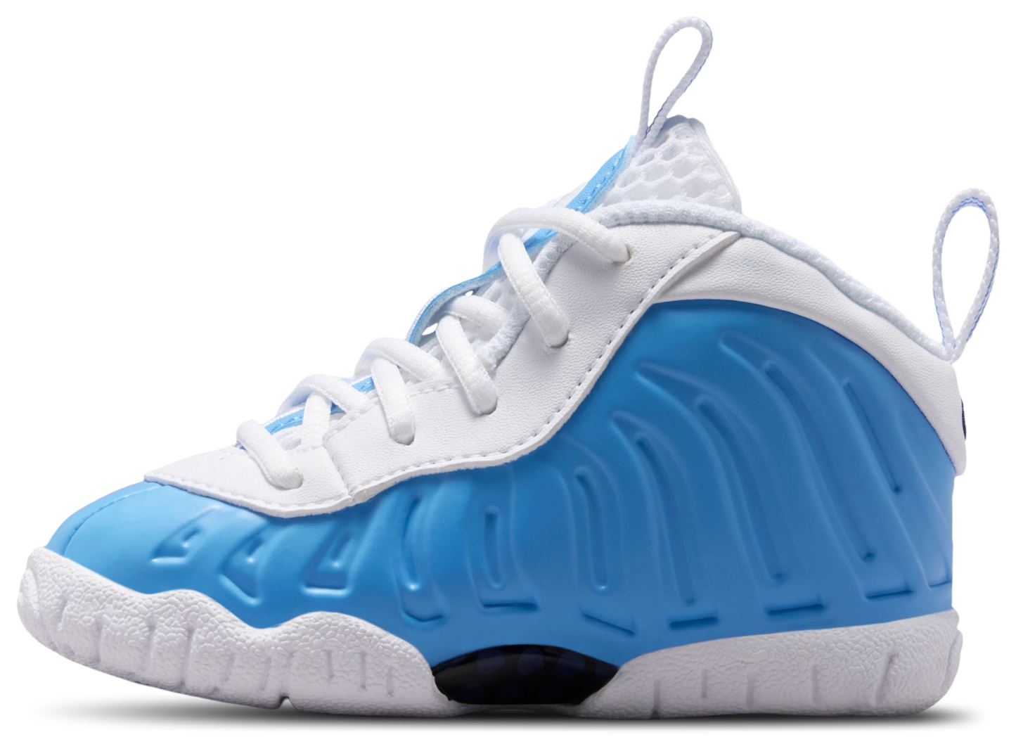 Nike Little Posite Pro 童款 - University Blue/White/Midnight Navy - Image 2