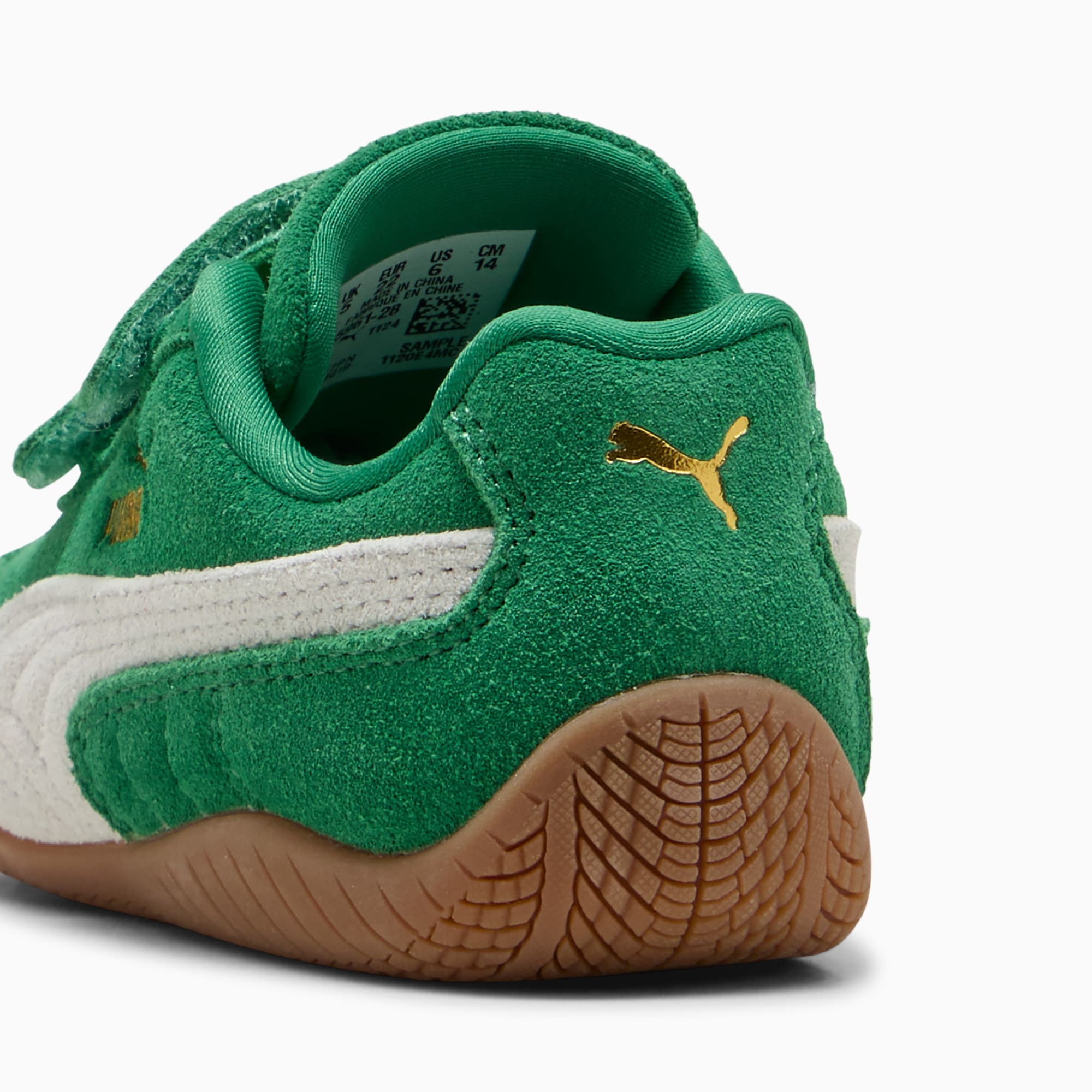Speedcat OG Toddlers' Easy On Sneakers - Archive Green-PUMA White - 3