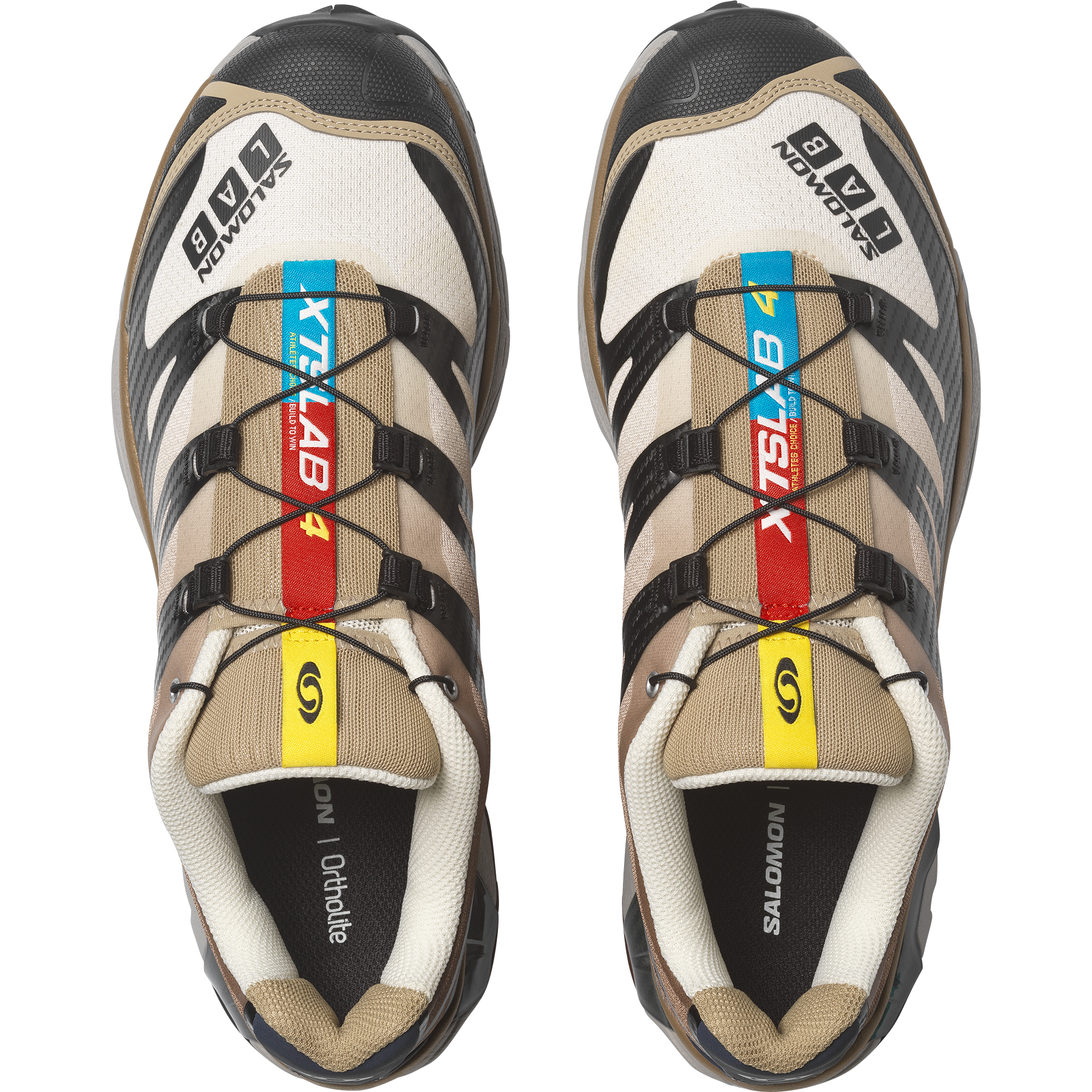 Salomon XT-4 OG - Black / Desert Tan / Vanilla Ice - View 2