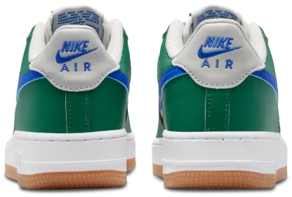 Nike Air Force 1 Low 童款 - Racer Blue/Gray Fog/Evergreen - Image 3