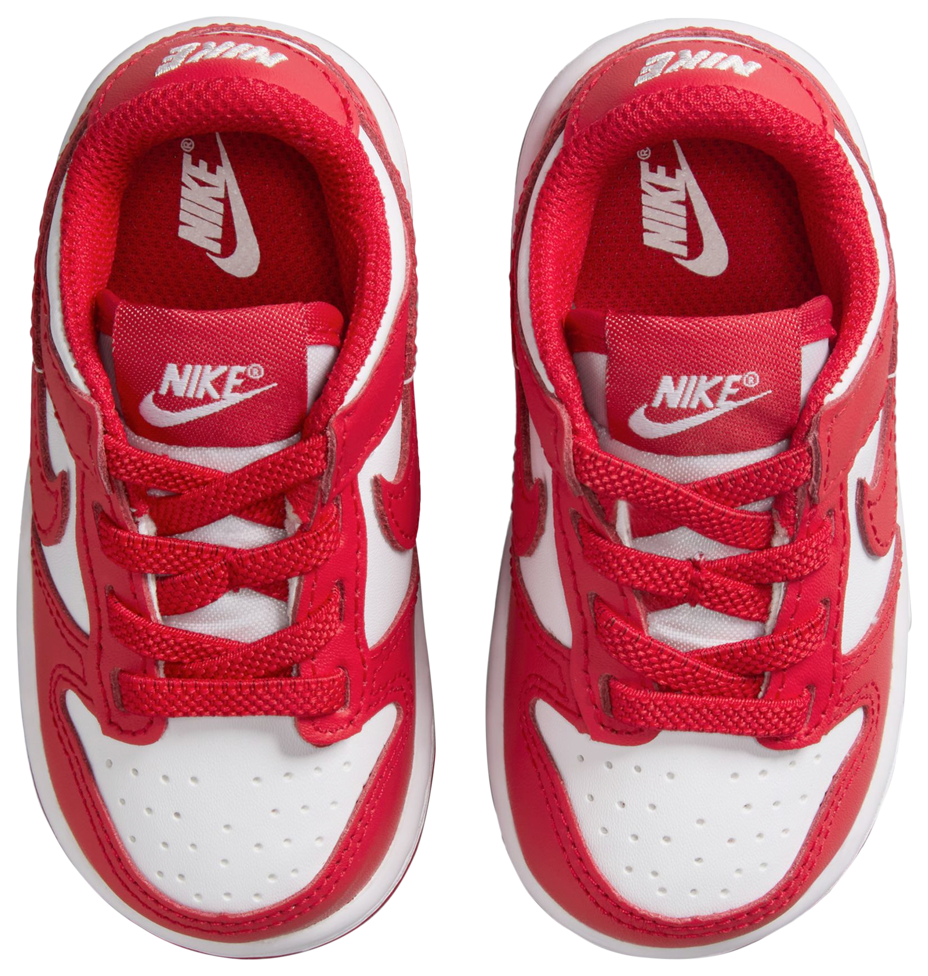 Nike Dunk Low 童款 - University Red/White - Image 4