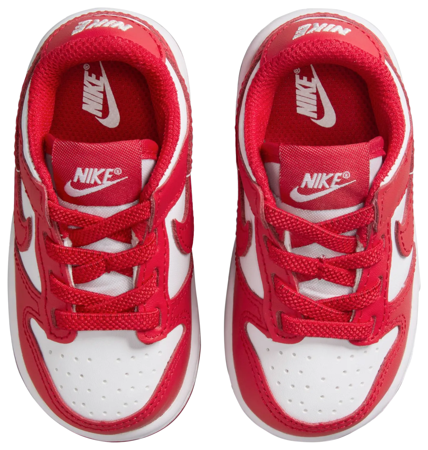 Nike Dunk Low 童款 - University Red/White - Image 4