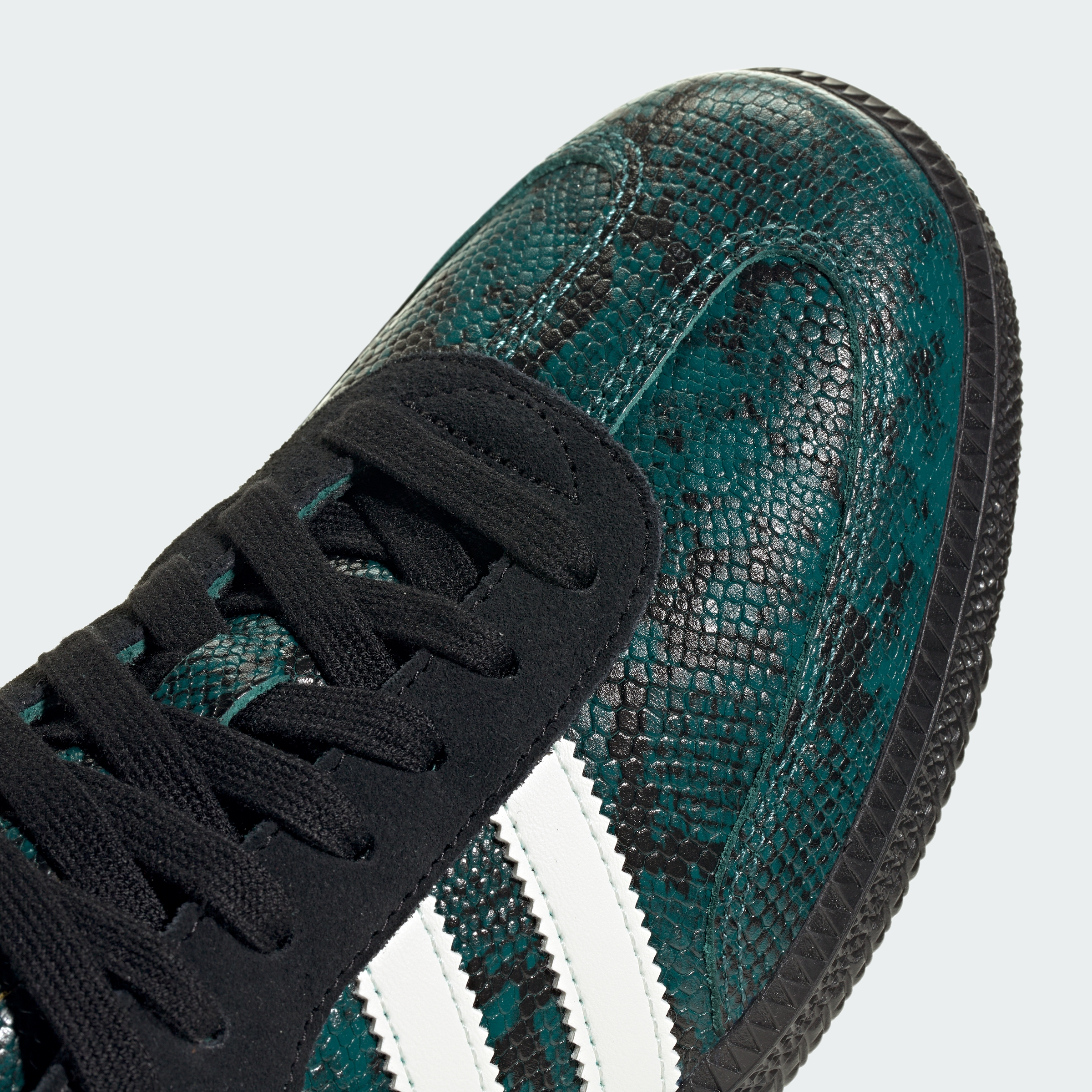 adidas SAMBA OG SHOES - Rich Green / Off White / Core Black - View 9