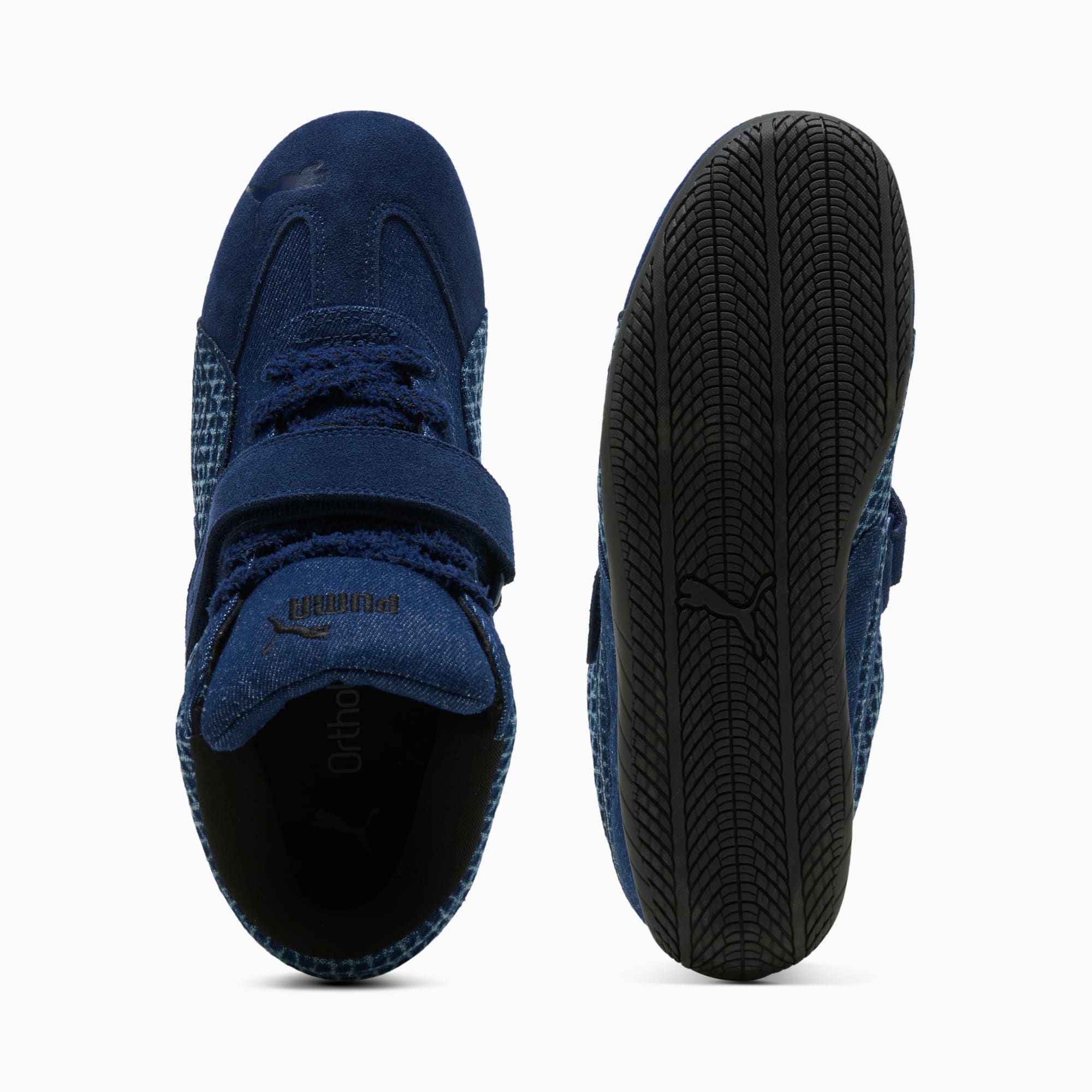 Speedcat Wedge Women's Sneakers - PUMA Black-Snow Mountain Blue - 4