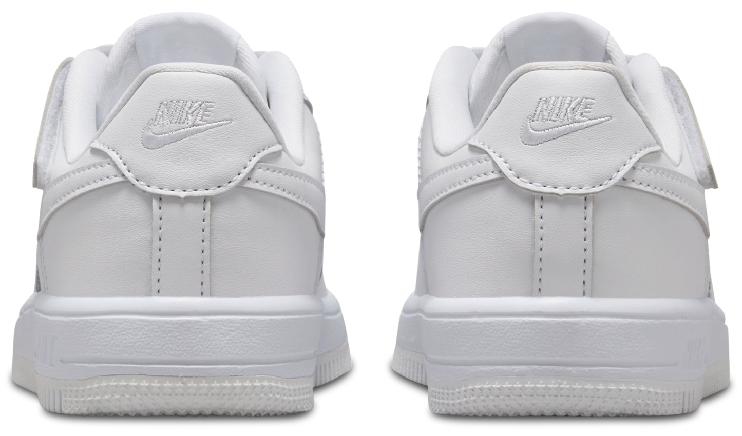 Nike Air Force 1 童款 - White/White - Image 3