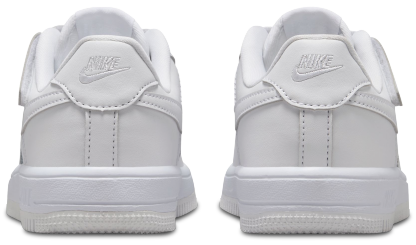 Nike Air Force 1 童款 - White/White - Image 3