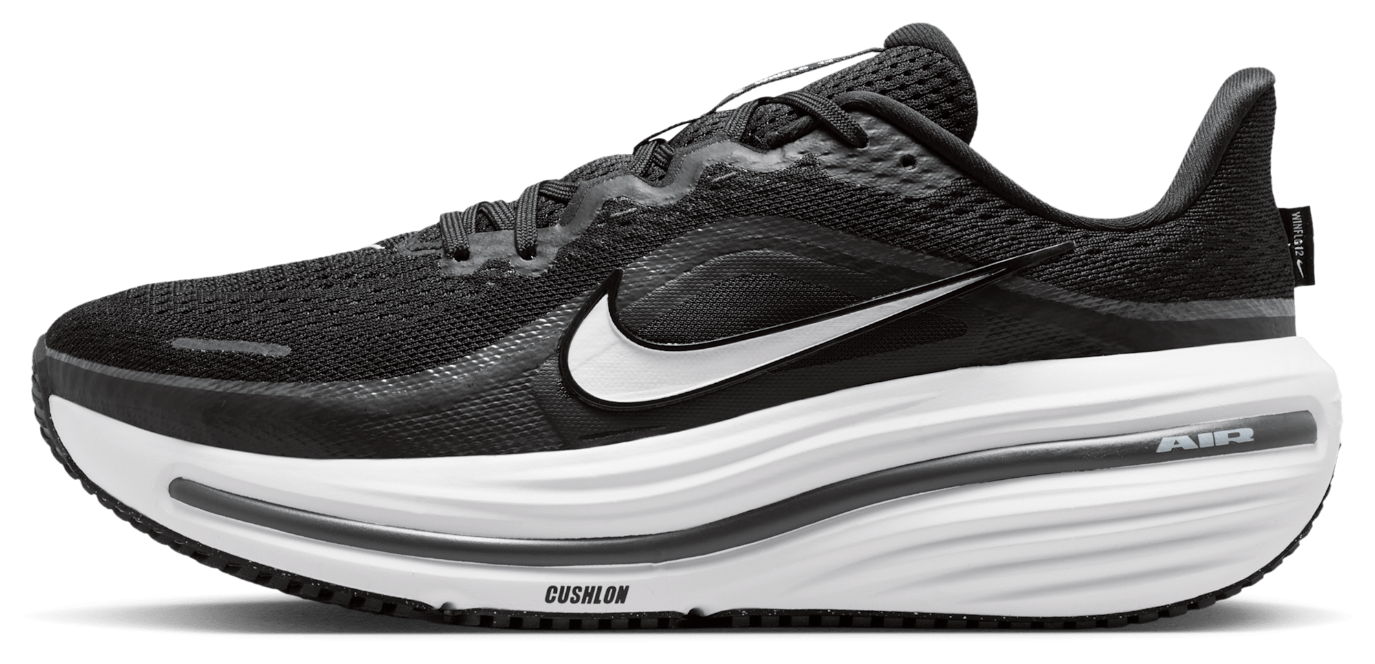 Nike Air Winflo 12 Wide - White/Black/Dark Smoke Grey - Image 2