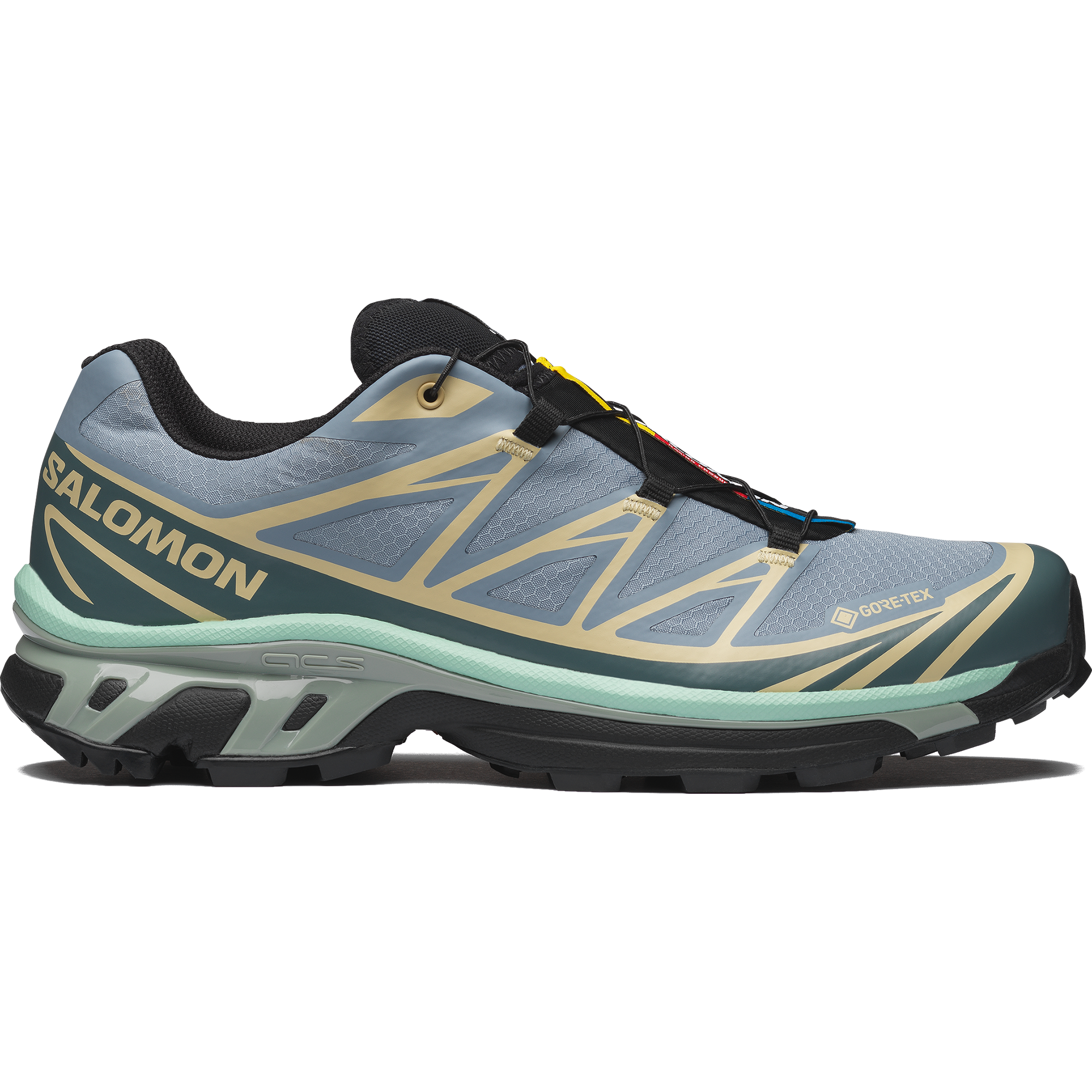 Salomon XT-6 GORE-TEX - Tradewinds / Stormy Weather / Bog - View 1