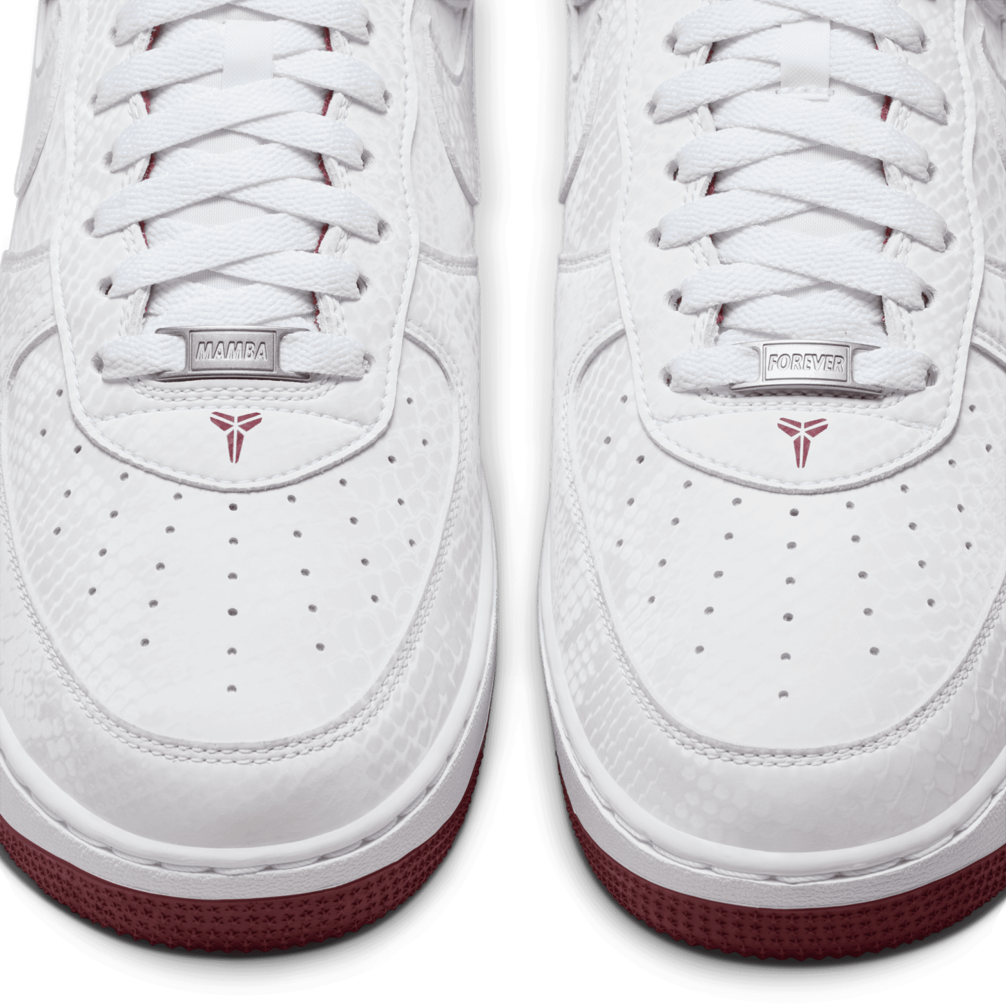 Nike Kobe Air Force 1 Low - Team Red/White - Image 9
