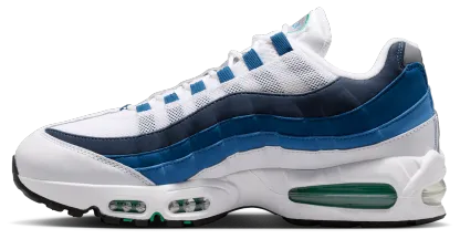 Nike Air Max 95 - Emerald Green/White/Lake Blue - Image 2
