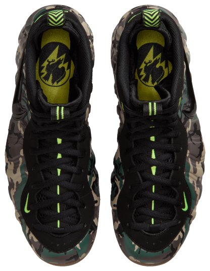 Nike Air Foamposite Pro - Men's - Black/Green - Image 4