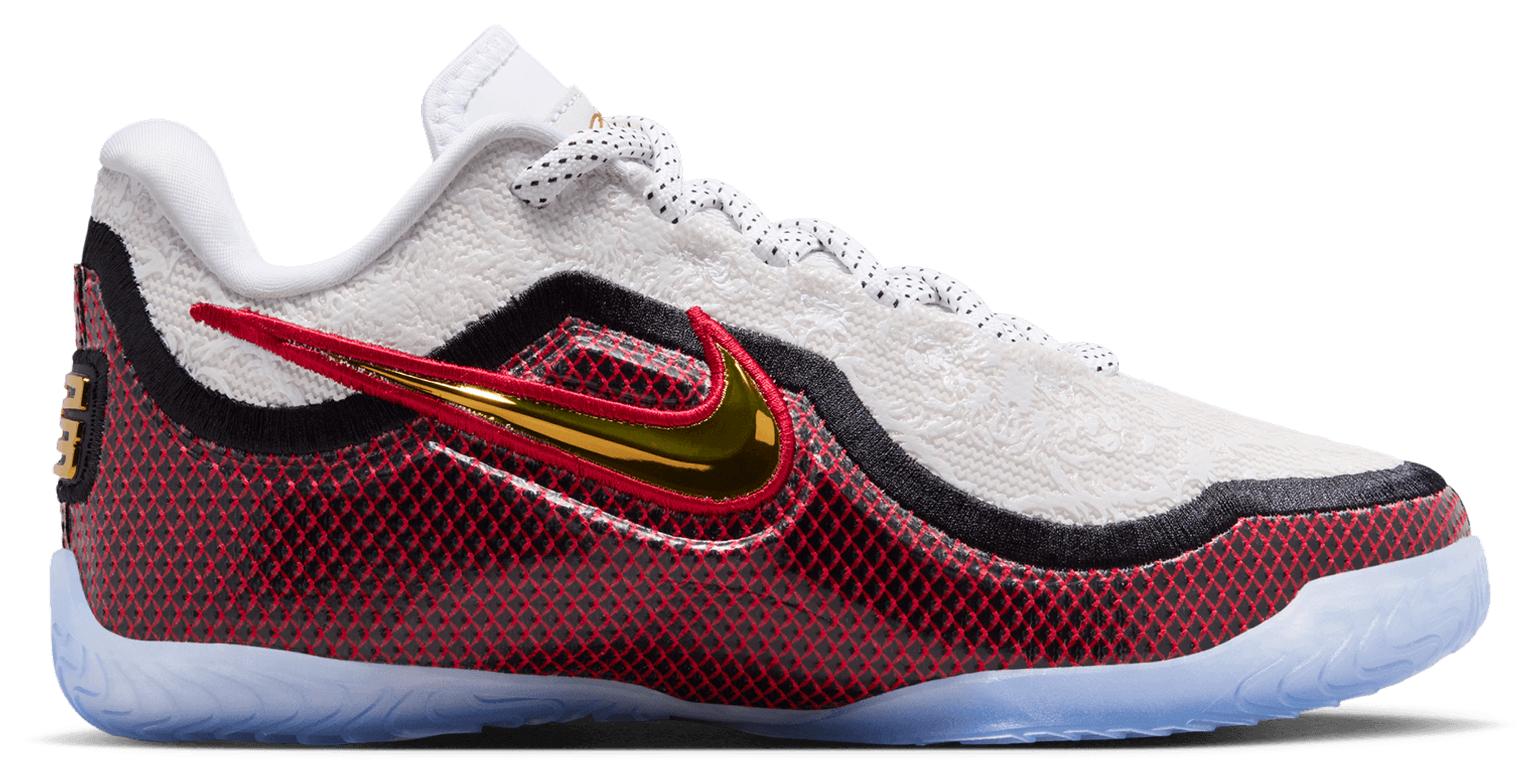 Nike LeBron XXIII 童款 - University Red/White/Metallic Gold - Image 1
